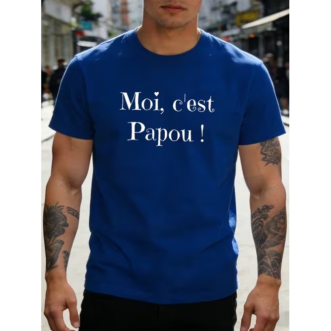 Camiseta Masculina Manga Curta Estampada Confortável Moderna Premium Estilosa Casual Tendência para Uso no Verão