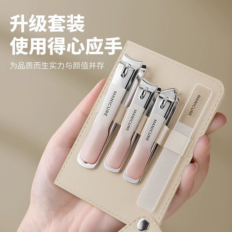 [Estoque pronto] Conjunto de cortador de unhas alemão para mulheres, pacote único, cortador de unhas Diagonal 326.10.5