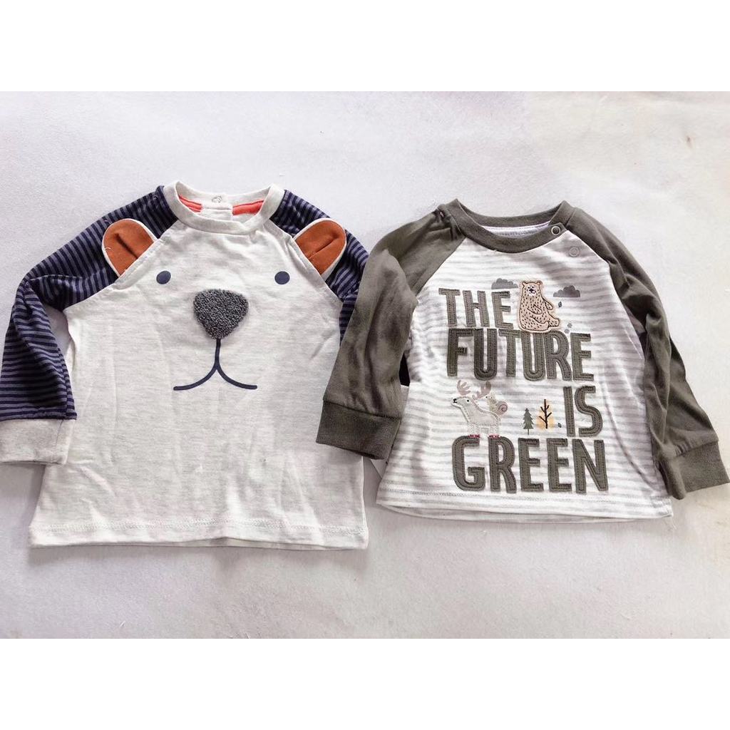 Exportar comércio exterior meninos roupas de bebê camisetas crianças de manga comprida bebê primavera outono novo estilo