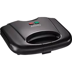 Sanduicheira e Grill Arno Antiaderente Preta SACB 127V