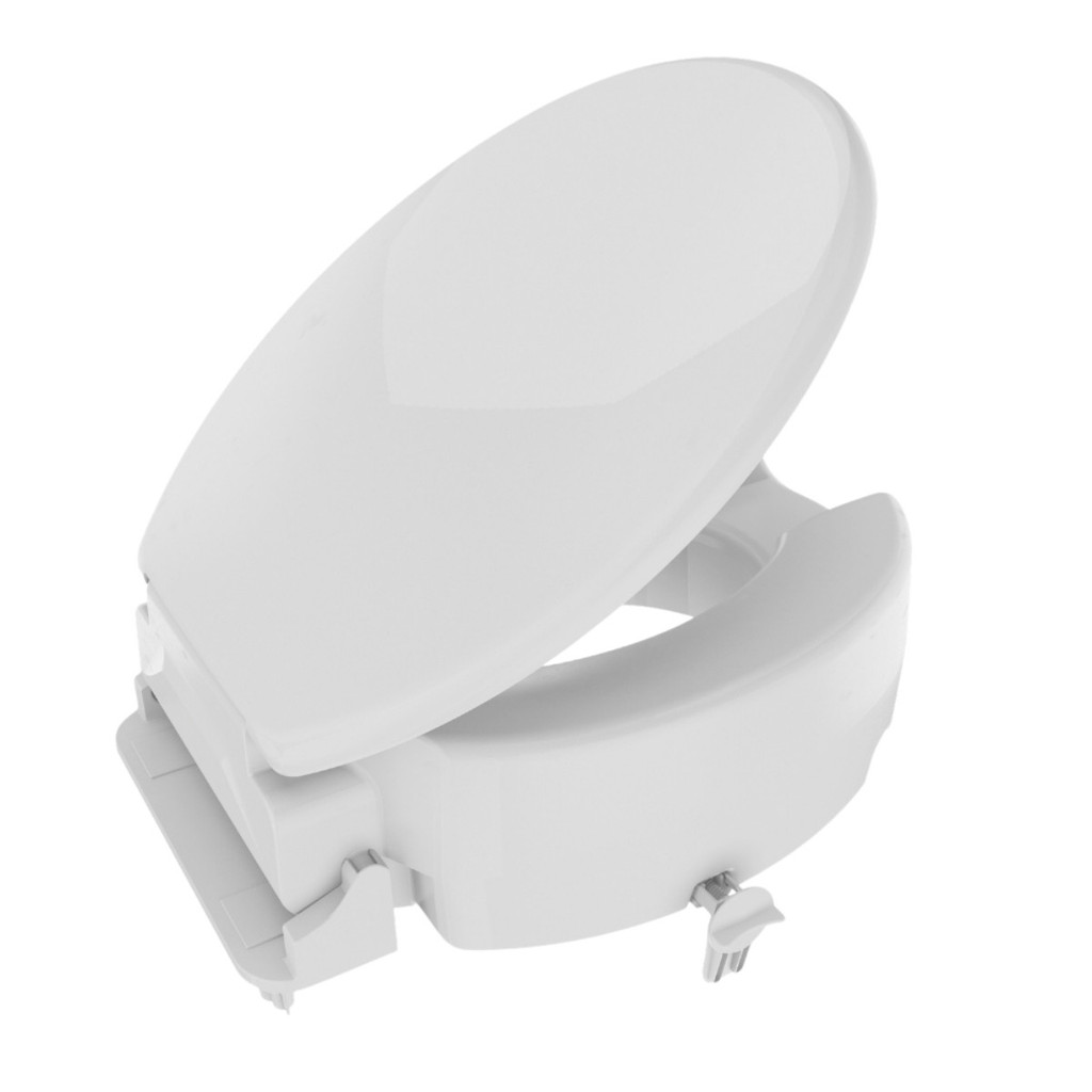 Assento Sanitário Elevado Astra 13 cm Branco para Vaso Sanitário - TAE/13E