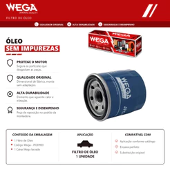 Filtro De Oleo Renault Logan Sandero Duster Captur – WEGA JFO-0H00