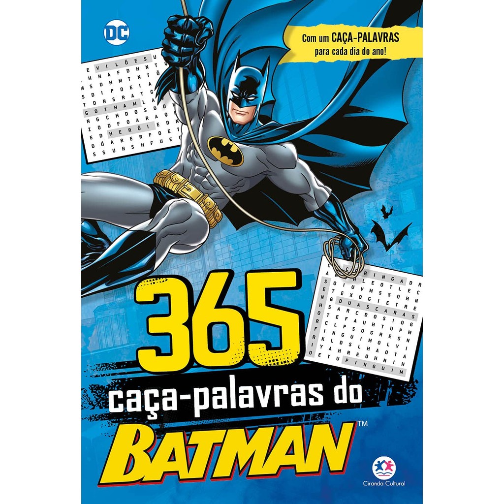 365 caça-palavras do Batman em Oferta na Shopee