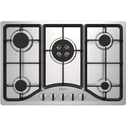 Cooktop a Gás Inox 5 Bocas Oster Semiprofissional