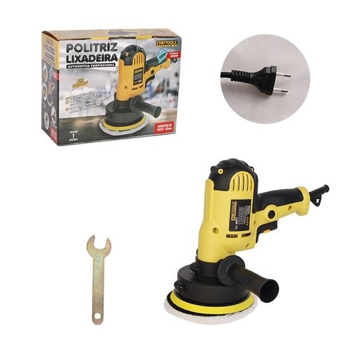 Politriz Profissional Automotiva 127V Alta Potencia Acabamento Superior Controle Velocidade Ergonomica