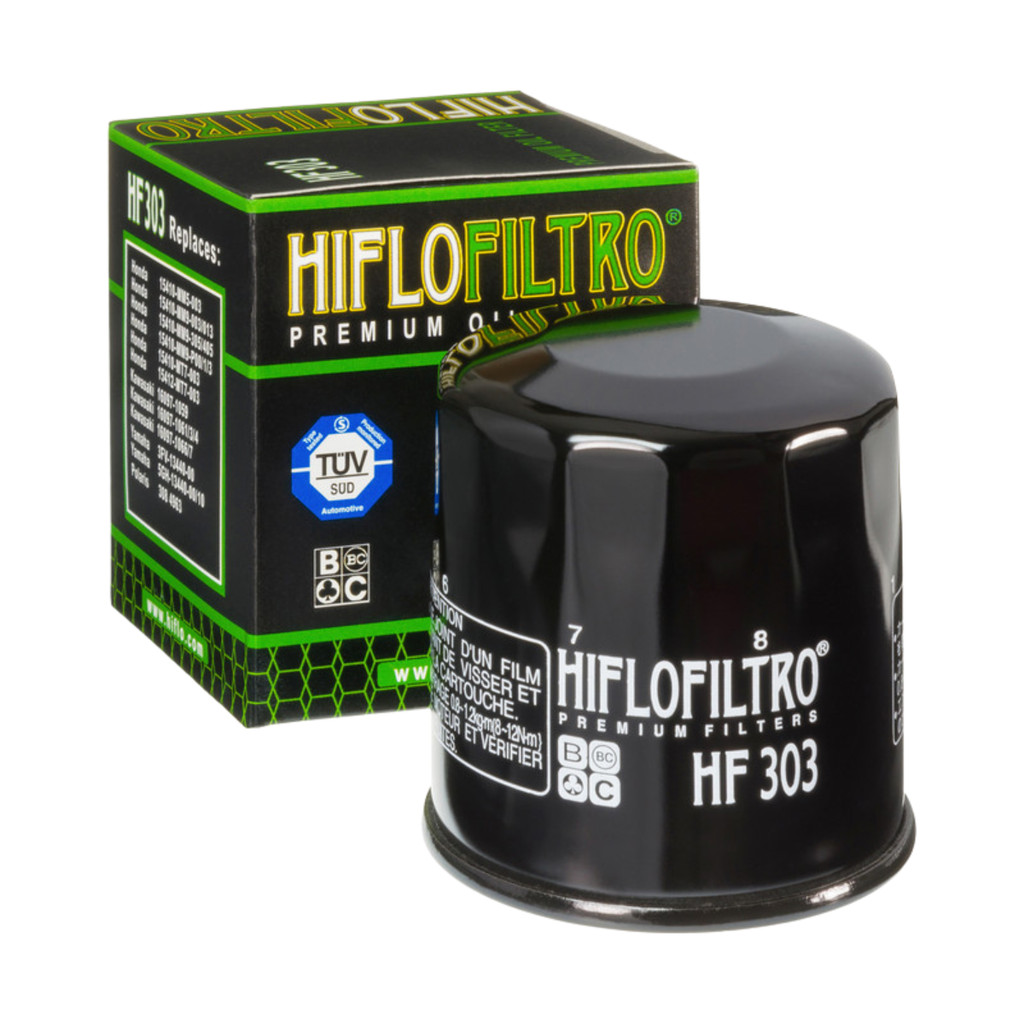 Filtro de Óleo Hiflo HF303 Kawasaki Er6n Versys Vulcan Ninja 300 400 500 Z400 Z500 Z650 Z900 Z1000 Eliminator
