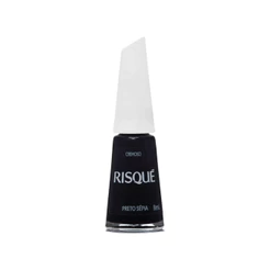 Esmalte Risqué Escuro Cremoso Preto Sépia