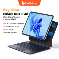 BETTDOW Aluminum Magic Keyboard for iPad Air 4/5/6 11 Pro 11 Gen10 10.9 Wireless Bluetooth Keyboard
