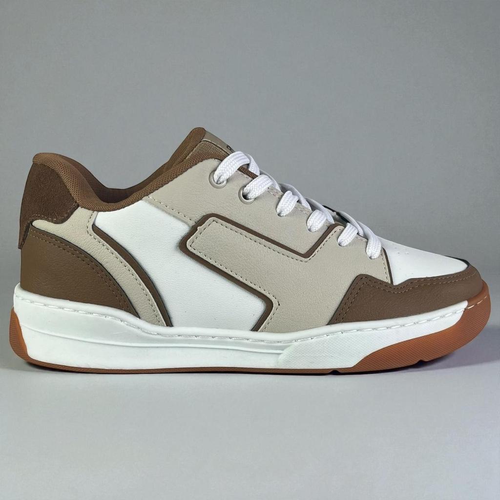 Tênis Redikal Skate Casual Masculino Multicor Retrô Off White Caramelo Original