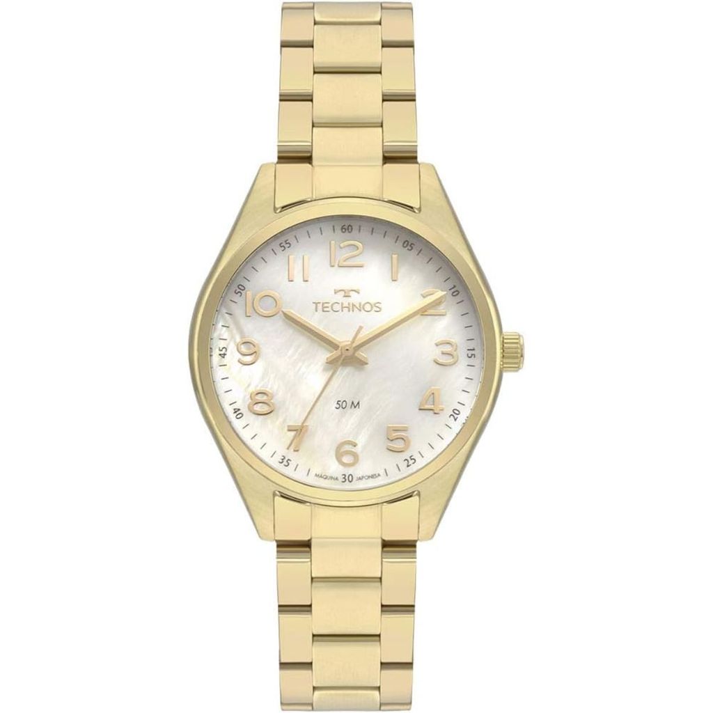 RELÓGIO TECHNOS FEMININO DOURADO 2036MLAS/4X