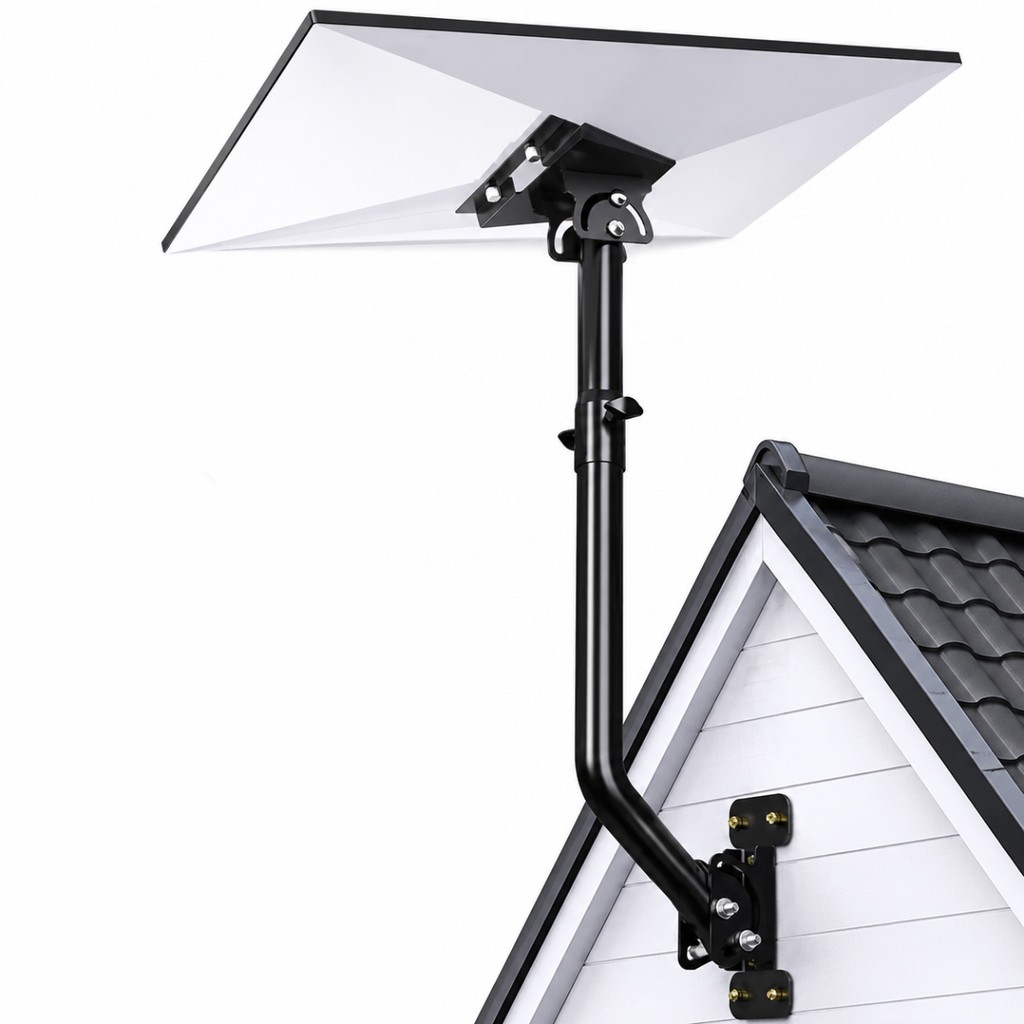 Suporte de Parede Ajustável para Antena Starlink Rotação 180 Graus Estrutura Ref