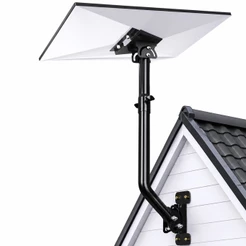 Suporte de Parede Ajustável para Antena Starlink Rotação 180 Graus Estrutura Reforçada Fácil Instalação ASL-SP3200