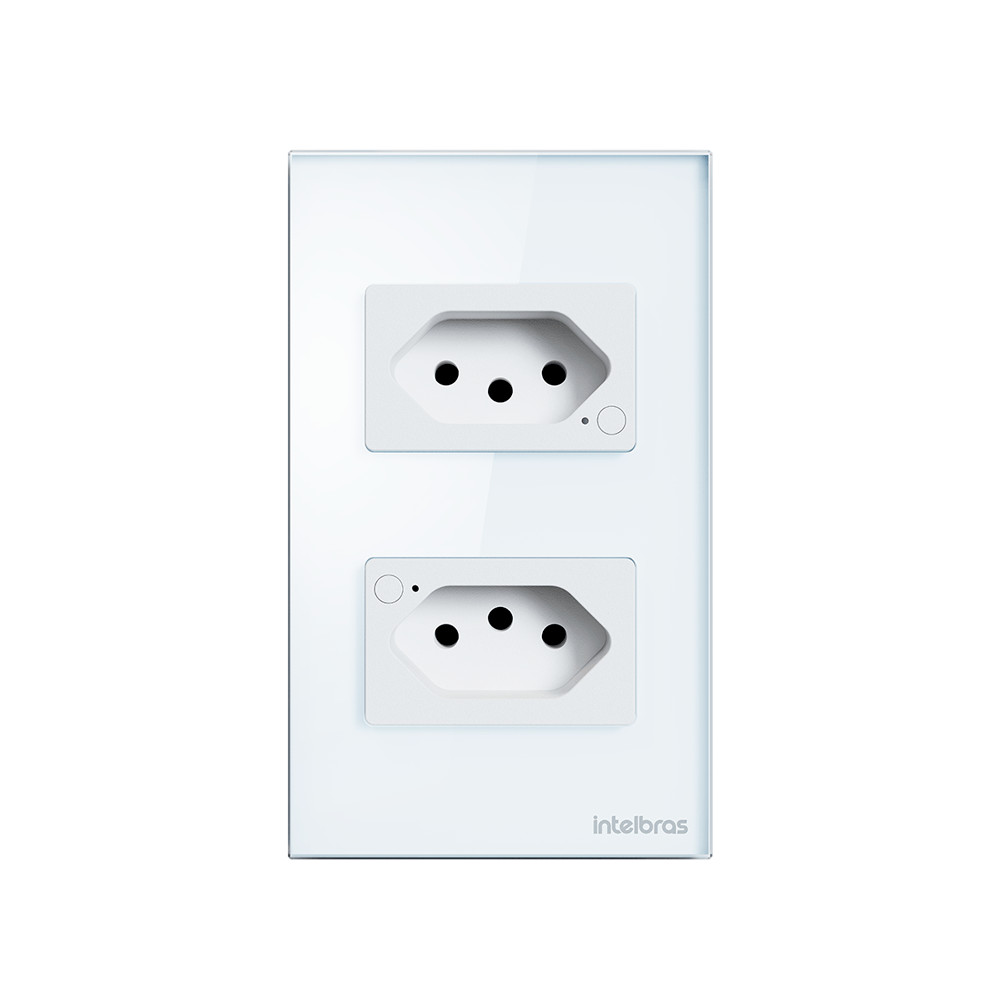 Tomada Inteligente Wi-Fi Branco ETW 1002 Intelbras