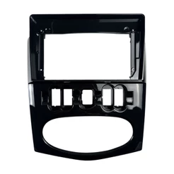 Moldura 9 Renault Logan 2008 A 2010 Black Piano