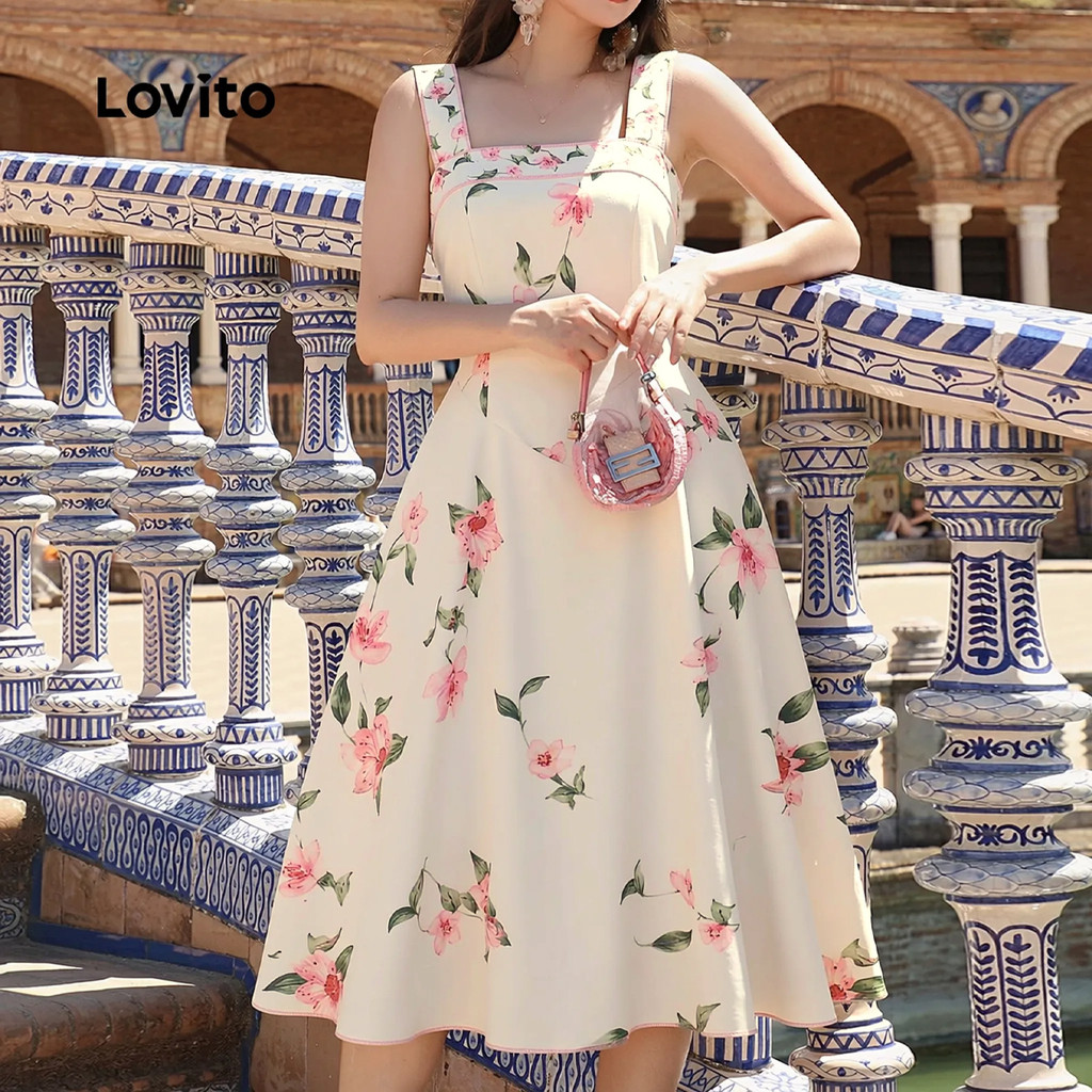 Lovito Vestido Boho Feminino Primavera/Verão LK7ED589 · foto 2
