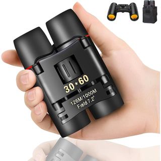 Binóculos Compactos para Adultos e Crianças, Binóculos Portáteis HD Mini para Atividades ao Ar Livre, Leves e Dobráveis 
