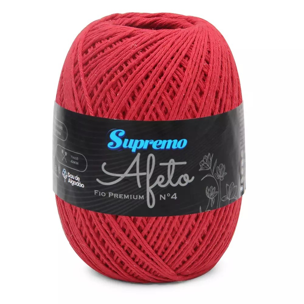 LINHA SUPREMO AFETO N.4 FIO PREMIUM 340m - KIT COM 6 ROLOS DA MESMA COR — imagem 2 de 2
