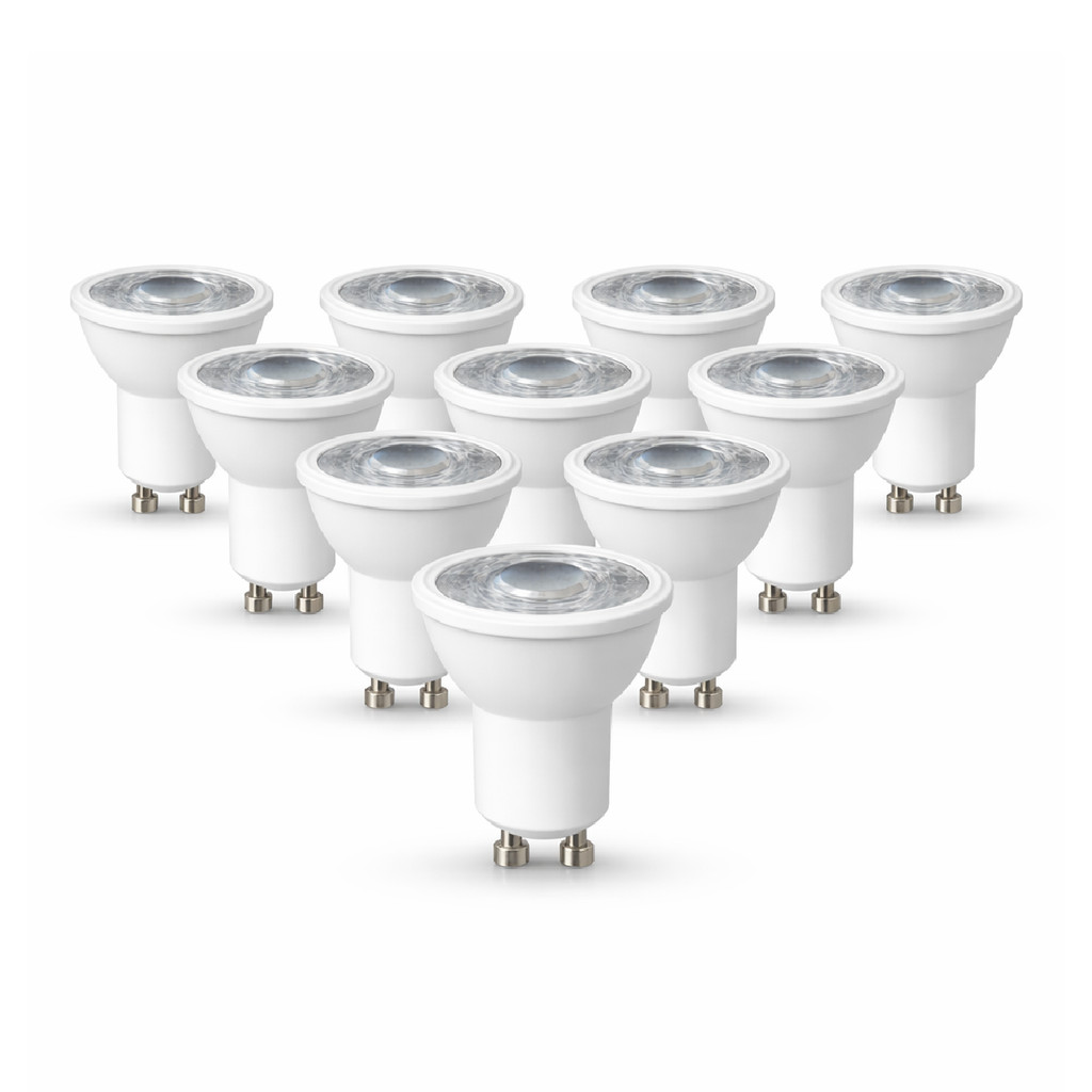 Kit 10 Lampada Led MR11 MR16 Branco Quente Neutro Frio GU10 Bivolt Sala Quarto Cozinha