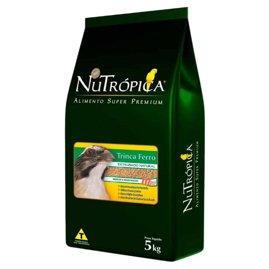Ração Nutrópica Natural Pássaro Trinca Ferro Mini Bits 5kg