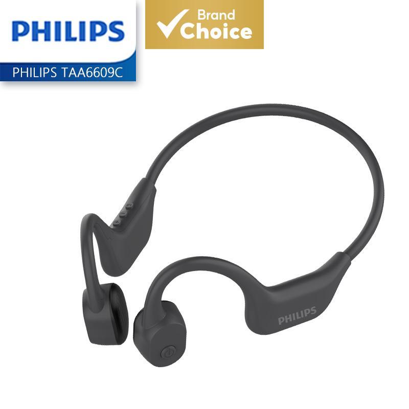 Philips TAA6609C Fones De Ouvido Alto Bluetooth Condução Óssea Ciclismo Correndo Noite Esporte Aberto 32g Indicador De B