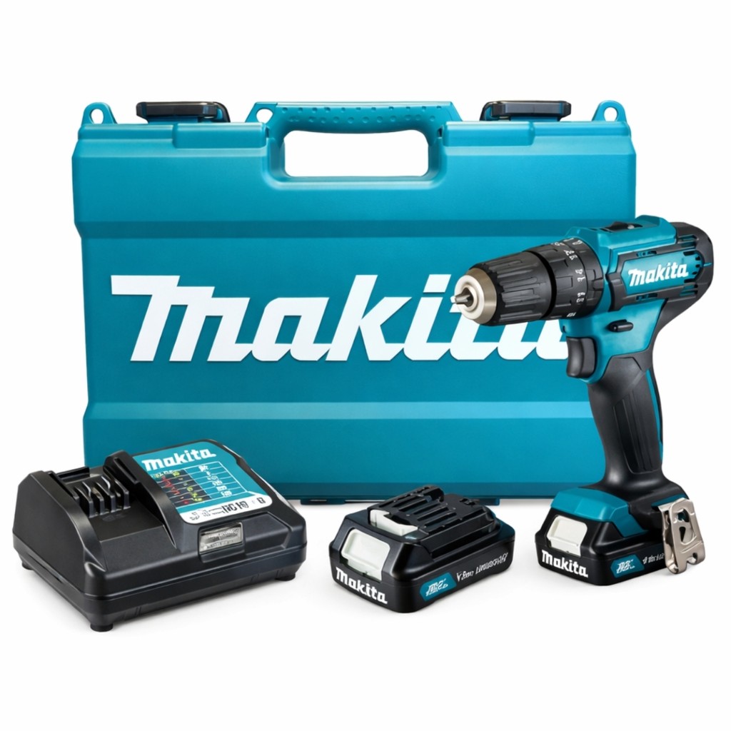 Parafusadeira Furadeira 2 Baterias e Maleta HP333DWYE Makita