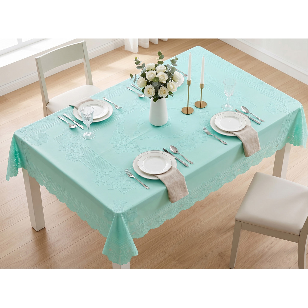 Toalha de Mesa 1,60 x 2,30 Mt com Renda 6 ou 8 Lugares