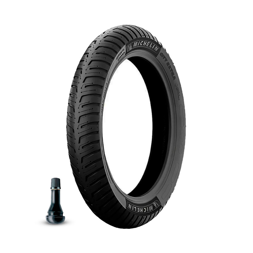 Imagem Pneu Michelin 90/90-18 M/C 57s City Extra F/R Tl Sem Câmara + Válvula CG/Todos Modelos