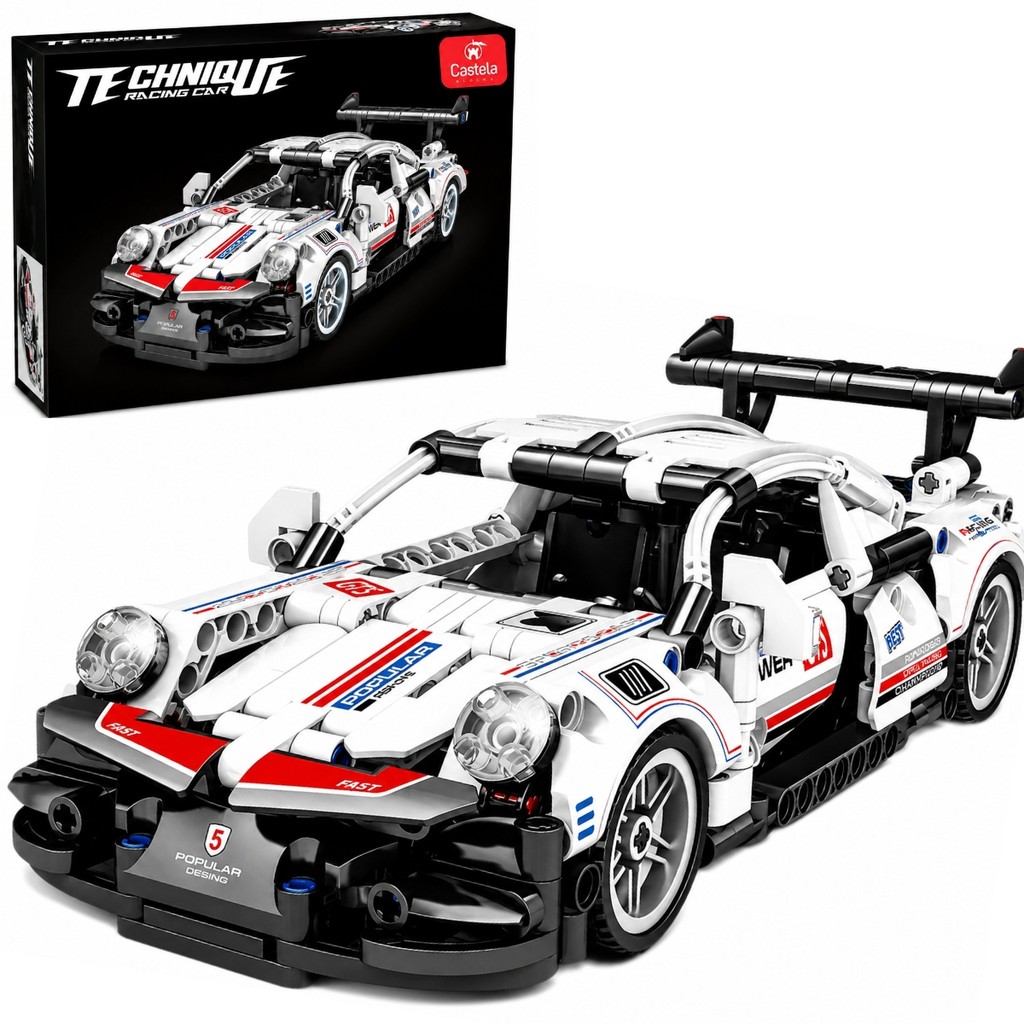 Carro Esportivo Tunado - Blocos De Montar 492 Peças - Castela