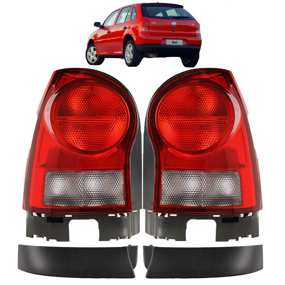 PAR KIT Lanterna Traseira Gol G4 2006 2007 2008 2009 2010 2011