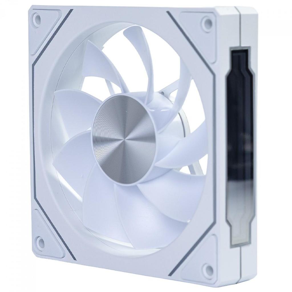 Cooler Para Gabinete Round5 Nordwind Reverse White, ARGB, 120mm, PWM, Branco, R5-NORDWIND-RV-W-2198 — imagem 2 de 2