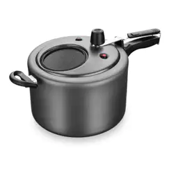 Panela de Pressão 8 Litros Antiaderente com Visor de Vidro Grafite MTA 6032