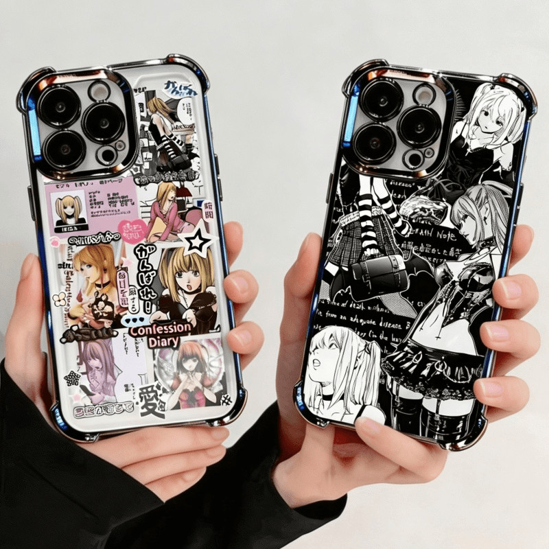 Anime Bonito Misa Amane Chapeamento Capa De Celular Para Samsung Galaxy A27 A57 A37 A06 A07 A56 A36 A55 A54 A25 A26 A16 