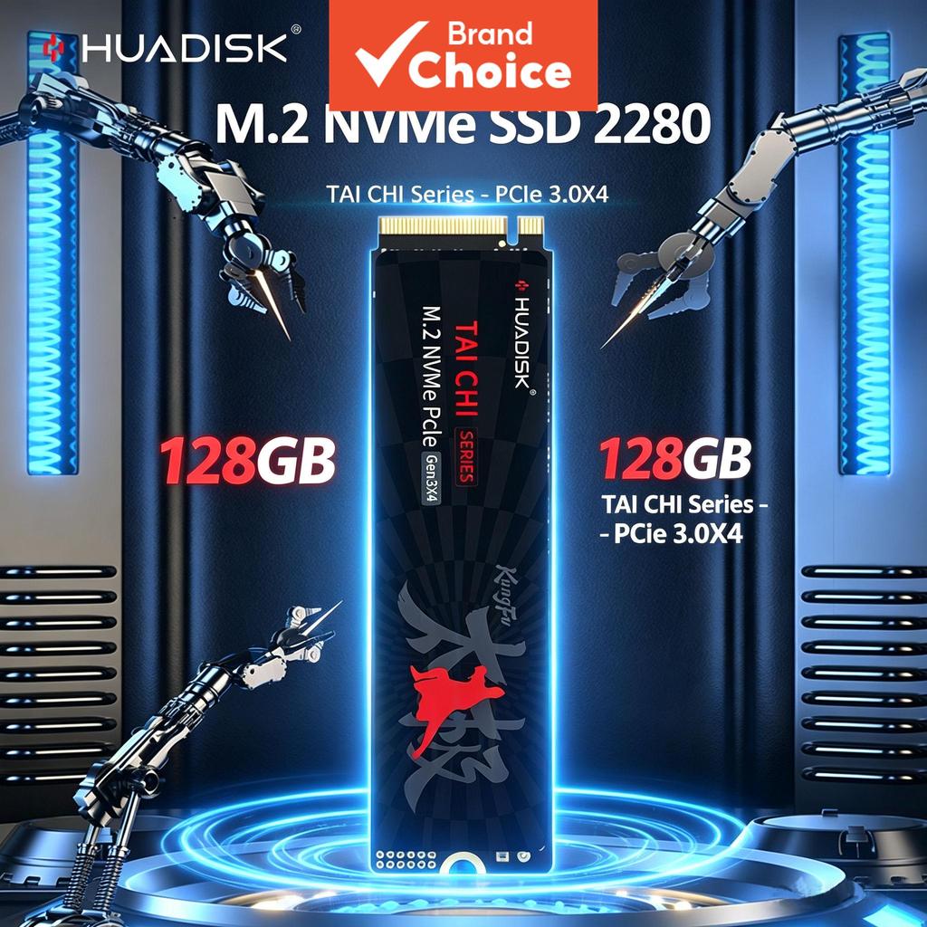 HUADISK SSD PCIe Gen 3 128GB M.2 NVMe para notebook, desktop e PC