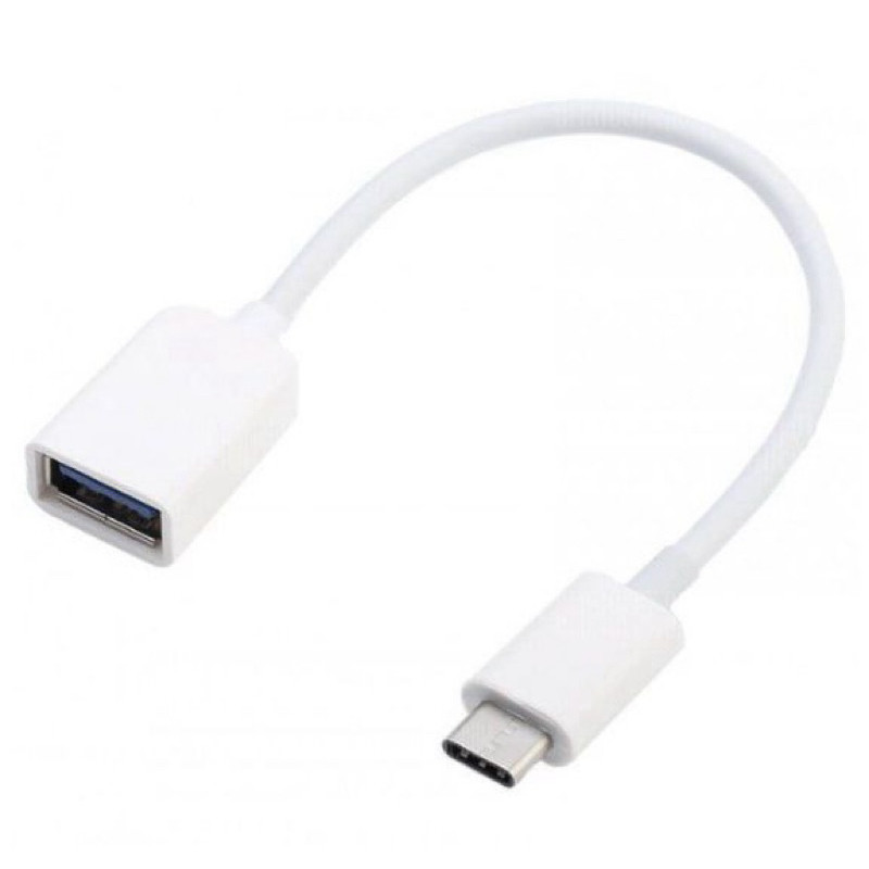 Cabo Adaptador OTG Tipo C USB-A Femea 3.0 Pendrive Smartphone Celular Transferencia de Dados