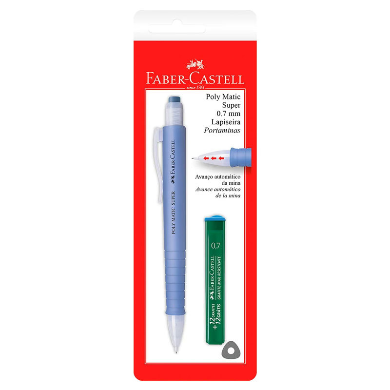 Lapiseira 0.7mm Poly Matic Super SM07PMS\232902 com 1 unidade Faber-Castell