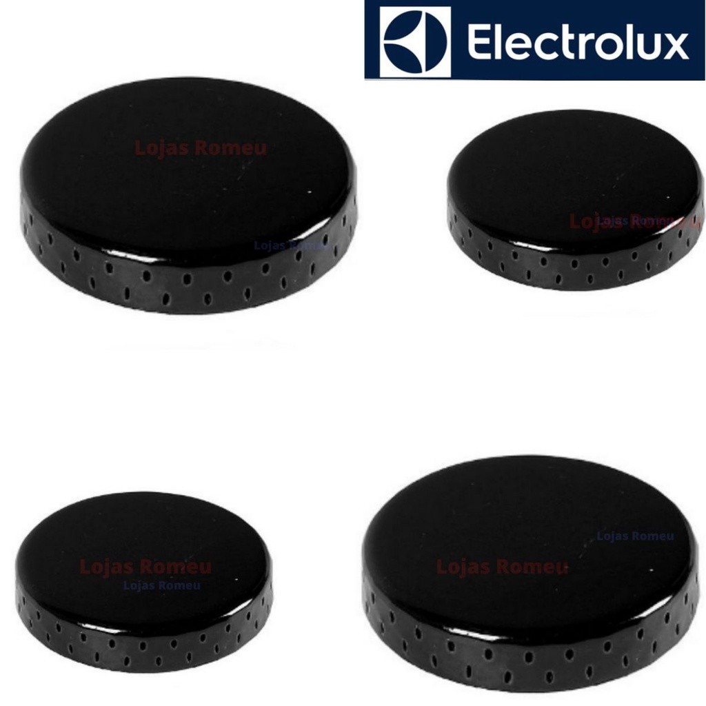 kit 4 tampa Espalhador para fogão Electrolux 2 grande 2 pequena