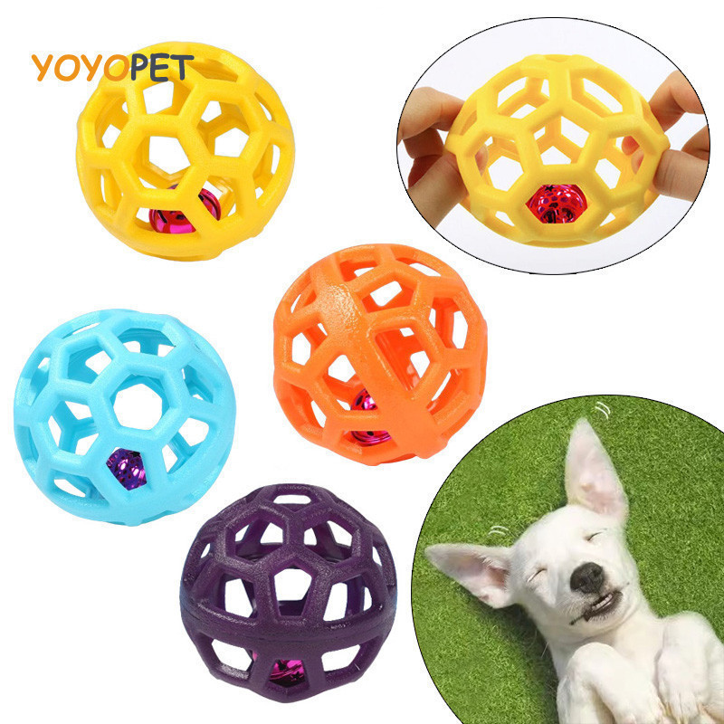 Brinquedo De Bola Oca Saltitante De 9cm Com Sino Para Cães TPR Brinquedos Interativos Animais De Estimação Ao Ar Livre S