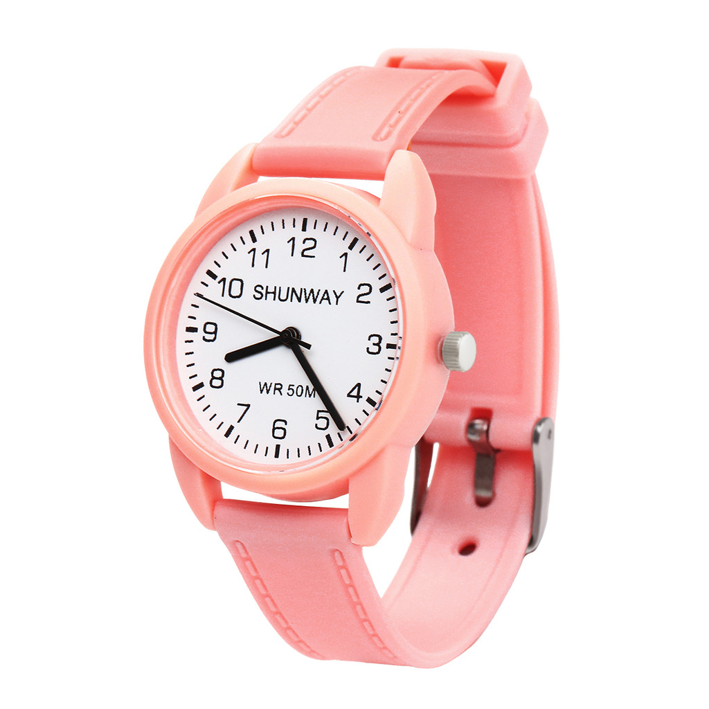 Relógio Analógico Feminino Rosa moderno S582-03-1