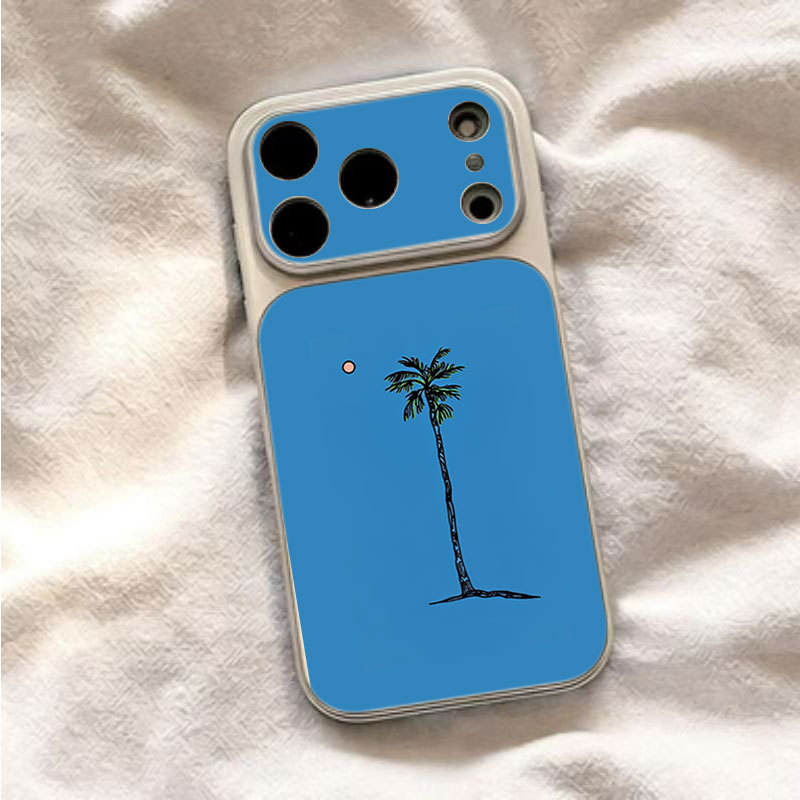 Palmeira Padrão Caso De Telefone Para Samsung Galaxy S26 S25 S24 Ultra S23 S21 FE S22 Plus A17 A37 A57 A56 A55 Capa