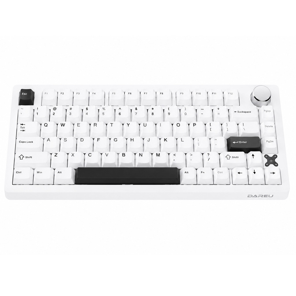 Teclado Mecânico Gamer Sem Fio Tri Mode Gasket Hot Swapp 75% Led Rgb Switch Pegasus Dareu Flex 75