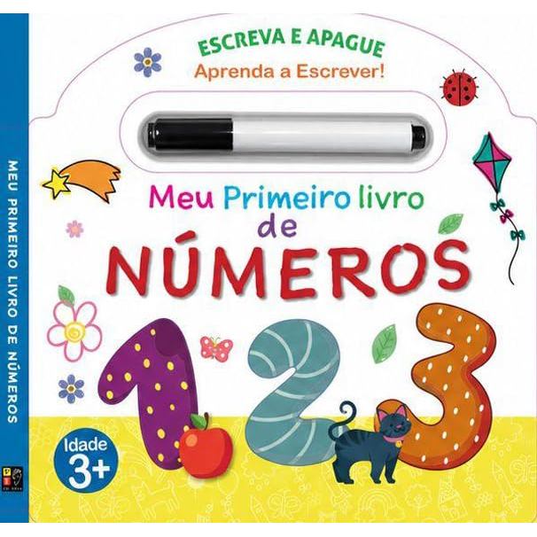 Aprenda a Escrever | Meu primeiro Livro de Números | Escreva e Apague com Caneta