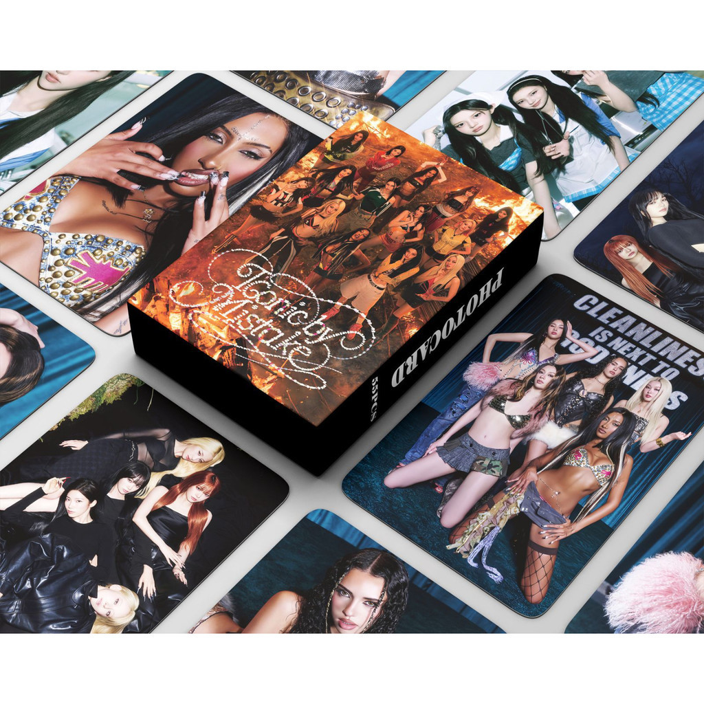 55 Unidades KATSEYE LE SSERAFIM ILLIT Icônico Por Erro Photocards Lomo Cards Pronto Estoque