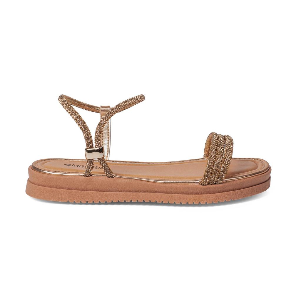 Sandália Mississipi Flatform Metalizada Feminina MF033 — imagem 2 de 2