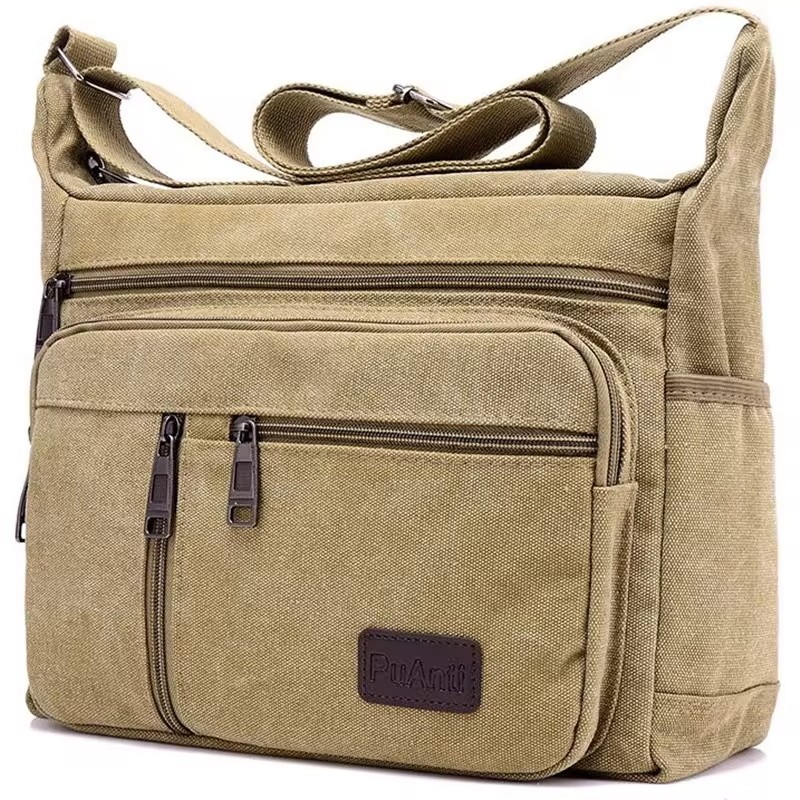 Bolsa De Ombro De Lona Masculina Casual Tote Viagem Crossbody Saco De Luxo Sacos Do Mensageiro Moda Alta Qualidade
