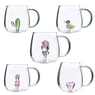Caneca 3d De Vidro Borossilicato 350ml Modelos Sortidos P/ Presentear