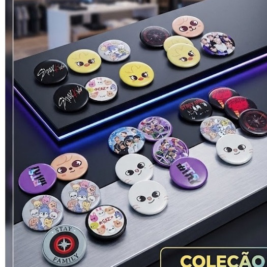 Botton Stray Kids Kit 30 /10/6 Broches Personalizados 4,5cm boton