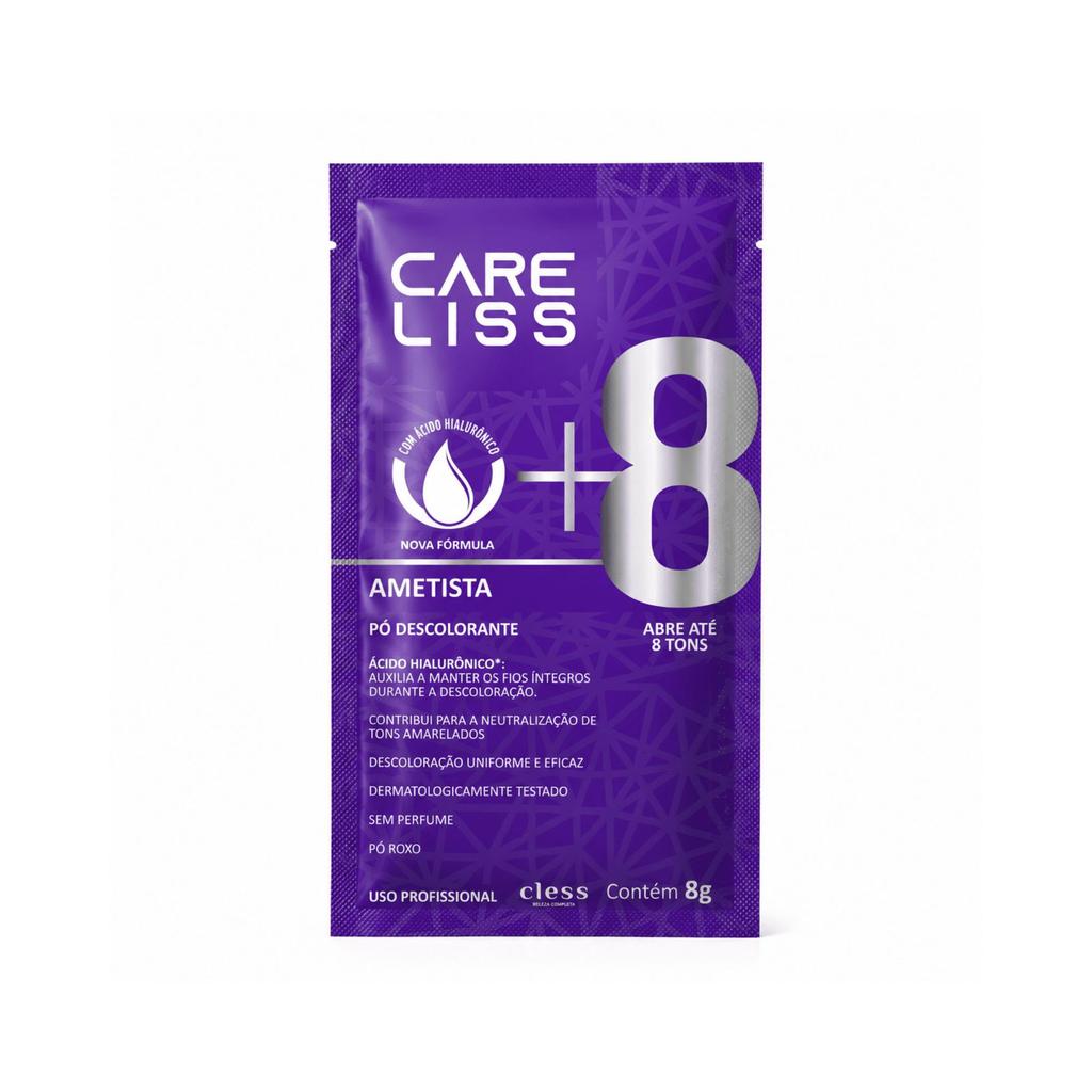 Pó Descolorante Capilar Ametista 8 Tons Care Liss 8g