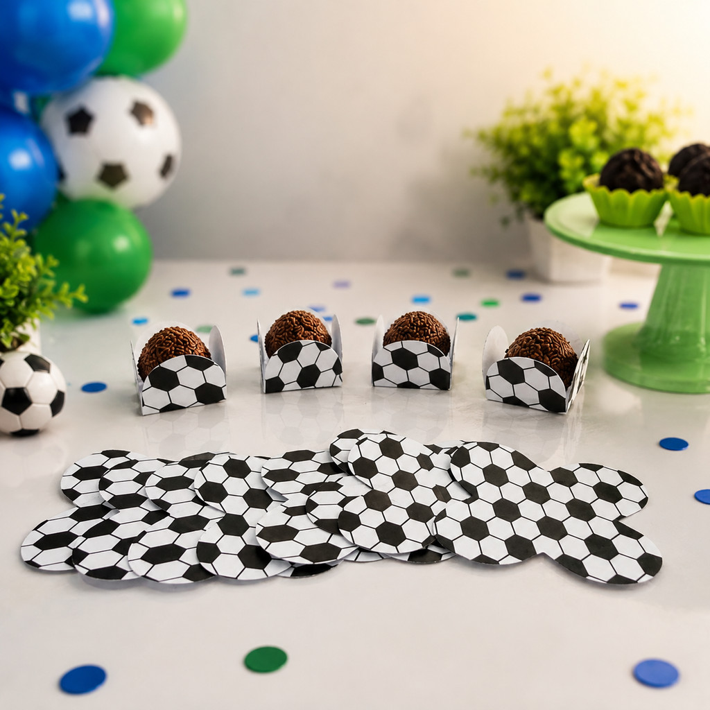 Forminha de Doces Personalizada Futebol / Lembrancinha de Festa /Aniversário