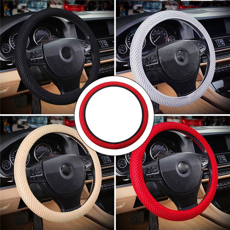 Capa Universal Elástica Durável Para Volante De Carro