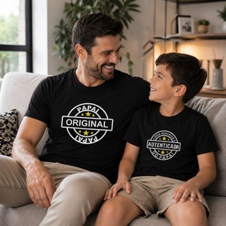 Kit 2 Camisetas Original e Cópia Pai e Filho | Dia dos Pais